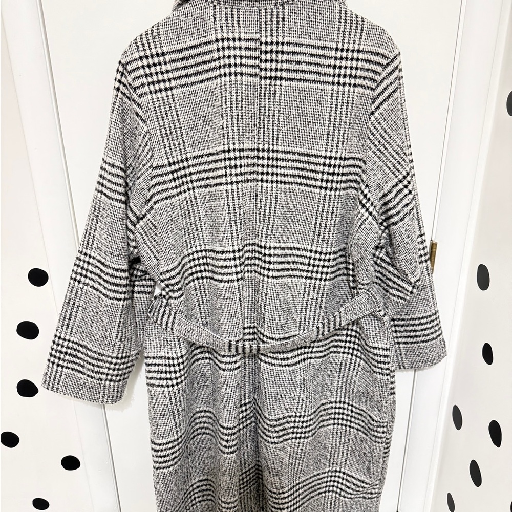 Old Navy Women's Classic Plaid Trench Coat Plus Size XXL/20/22 - Picture 3 of 3